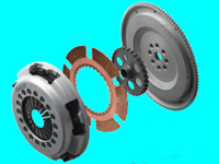 application metal clutch